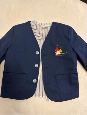 Boys Vintage Nautical Sailboat Spring Holiday Outfit 4 T